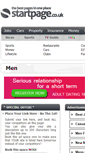 Mobile Screenshot of men.startpage.co.uk