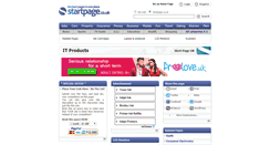 Desktop Screenshot of it-products.startpage.co.uk