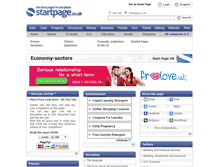 Tablet Screenshot of economy-sectors.startpage.co.uk