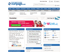 Tablet Screenshot of economy.startpage.co.uk
