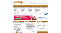 Desktop Screenshot of education.startpage.co.uk