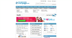 Desktop Screenshot of health.startpage.co.uk