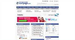 Desktop Screenshot of industry.startpage.co.uk
