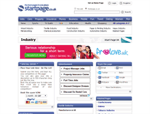 Tablet Screenshot of industry.startpage.co.uk