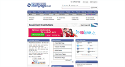 Desktop Screenshot of government-institutions.startpage.co.uk