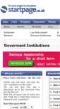 Mobile Screenshot of government-institutions.startpage.co.uk