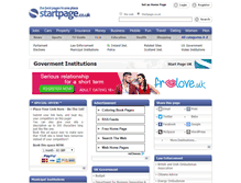 Tablet Screenshot of government-institutions.startpage.co.uk