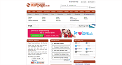 Desktop Screenshot of fun.startpage.co.uk